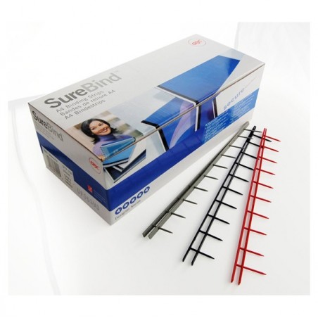 Pettini Surebind 10 denti 50 mm nero GBC conf. 100 pezzi