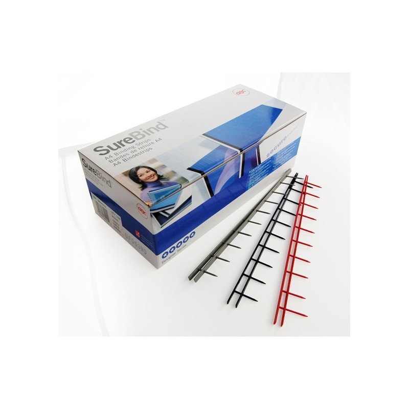 Pettini Surebind 10 denti 50 mm nero GBC conf. 100 pezzi
