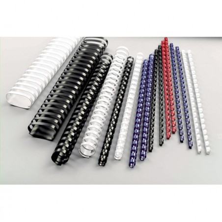 Dorsi spirale 21 anelli 16 mm blu GBC scatola 100 pezzi