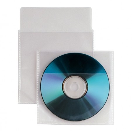 Buste a sacco Insert CD patella di chiusura PPL 125x120 mm Sei Rota conf. 25 pezzi
