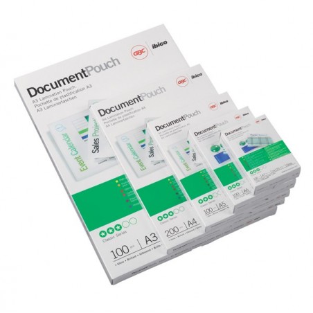 Pouches per plastificazione german card 83x113 mm 2x125 micron GBC scatola 100 pezzi