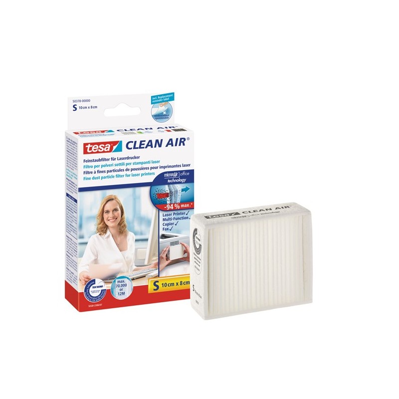 Filtro Clean Air per stampanti e fax 10x8 cm Tesa