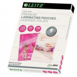 Pouches ILam A5 154x216 mm 2x125 micron Leitz conf. 100 pezzi