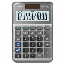 Calcolatrice da tavolo MS100FM 10 cifre big display grigio Casio