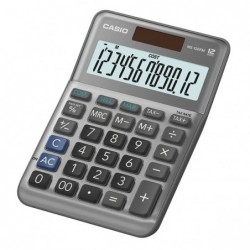 Calcolatrice da tavolo MS120FM 12 cifre grigio Casio