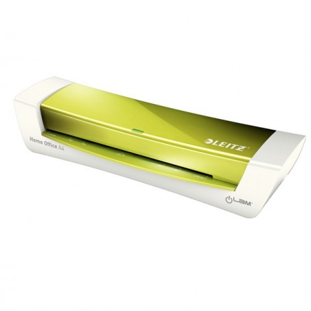 Plastificatrice ILam HomeOffice A4 verde metal Leitz