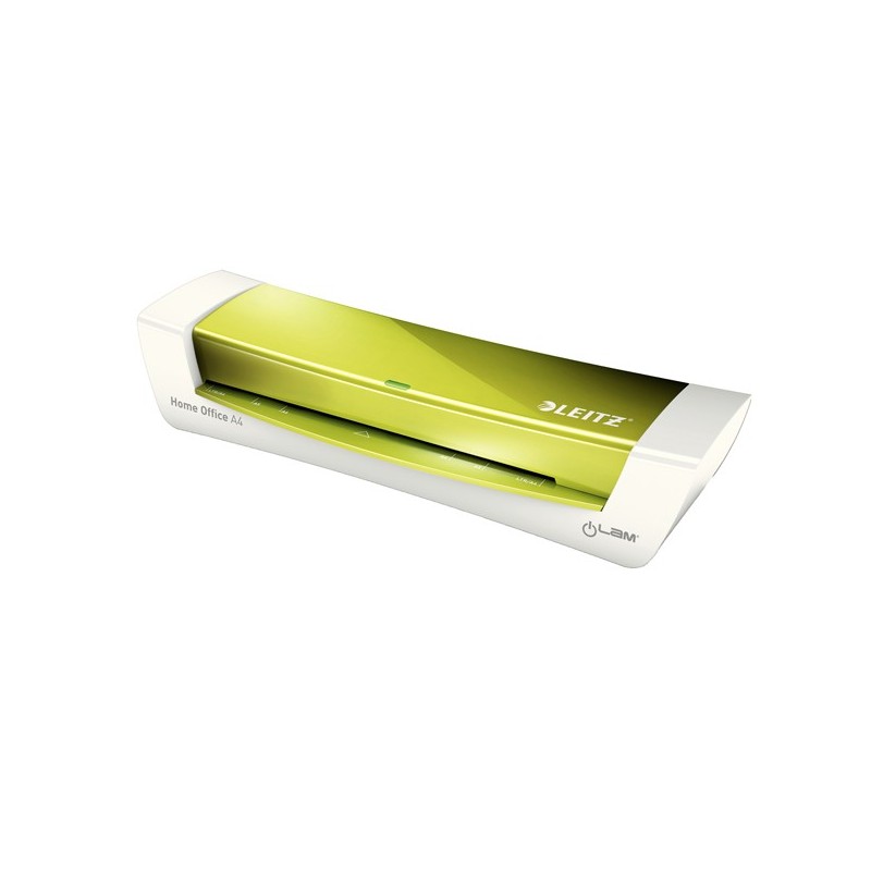 Plastificatrice ILam HomeOffice A4 verde metal Leitz