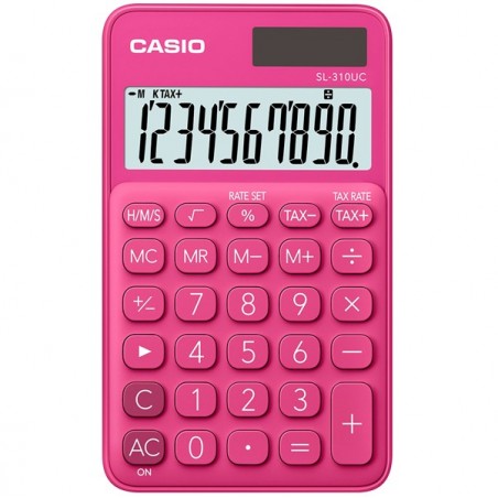 Calcolatrice tascabile SL310UC 10 cifre rosso Casio