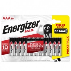Pile ministilo AAA 1,5V Energizer max blister 16 pezzi