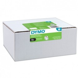 Rotolo etichette multiuso 57 x 32 mm bianco 1000 etichette / rotolo Dymo value pack 6 pezzi
