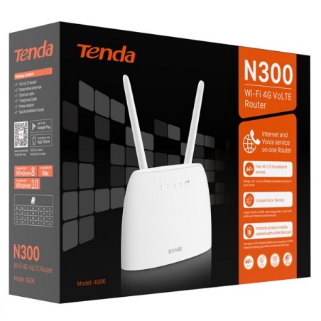 Router N 300 Volte WiFi LTE 4G Tenda