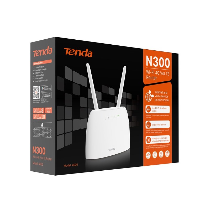 Router N 300 Volte WiFi LTE 4G Tenda