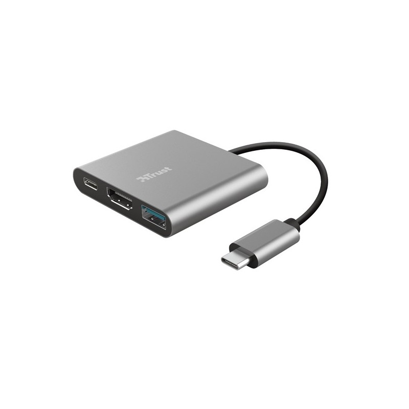Adattatore USBC multiporta 3in1 Dalyx Trust