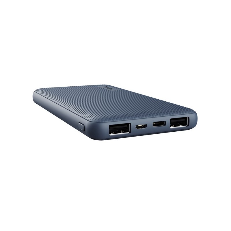 Powerbank Primo ultrasottile da 10.000 mAh blu Trust