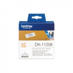Brother Rotolo 400 Etichette 38 x 90 mm Nero/Bianco DK11208