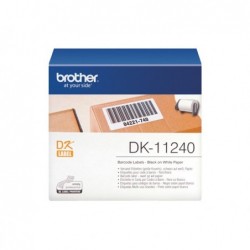 Brother Etichette adesiva 600 Etichette 102 x 51 mm Nero/Bianco DK11240
