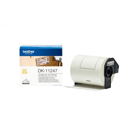 Brother Etichette adesive in Carta Nero/Bianco 103.6 mm x 164.3 mm QL1100/1110NWB DK11247