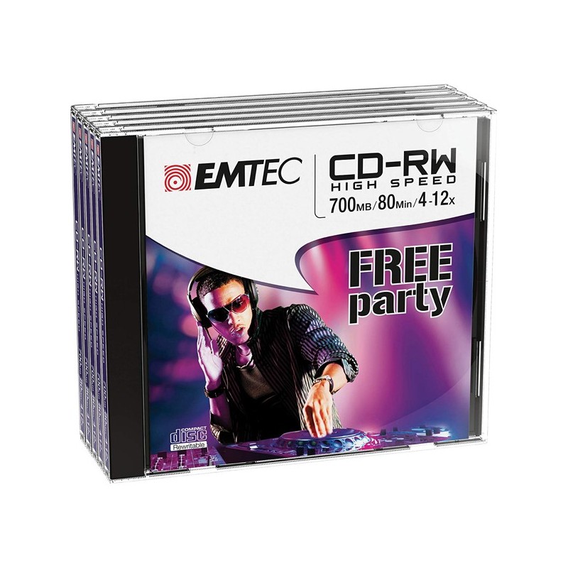 Emtec CDRW ECOCRW80512JC 80min/700mb