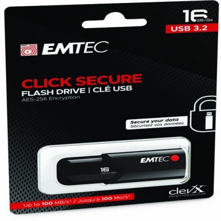 Emtec Memoria USB B120 Click&Secure ECMMD16GB123 16 GB