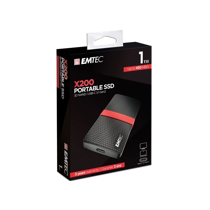 Emtec Hard disk SSD esterno 3.1 1 TB ECSSD1TX200