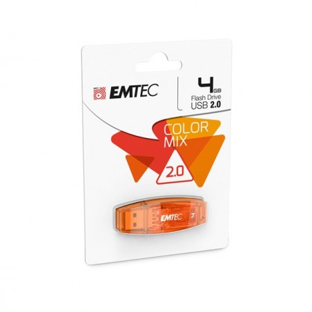 Emtec Memoria Usb 2.0 Arancione ECMMD4GC410 4GB