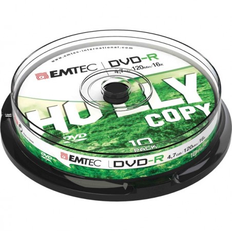 Emtec DVDR registrabile ECOVR471016CB 4,7GB conf. 10 pz