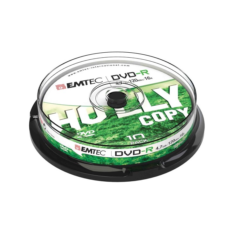 Emtec DVDR registrabile ECOVR471016CB 4,7GB conf. 10 pz
