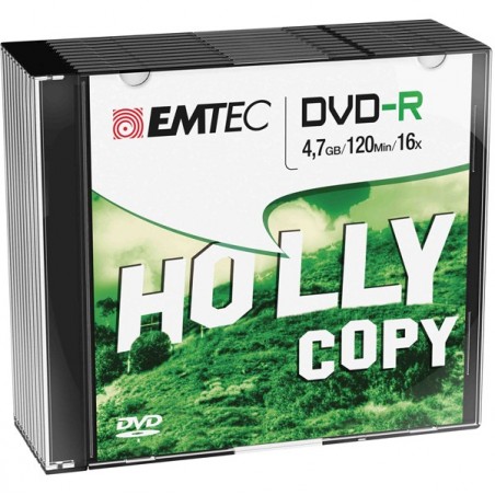 Emtec DVDR registrabile ECOVR471016SL 4,7GB conf. 10 pz