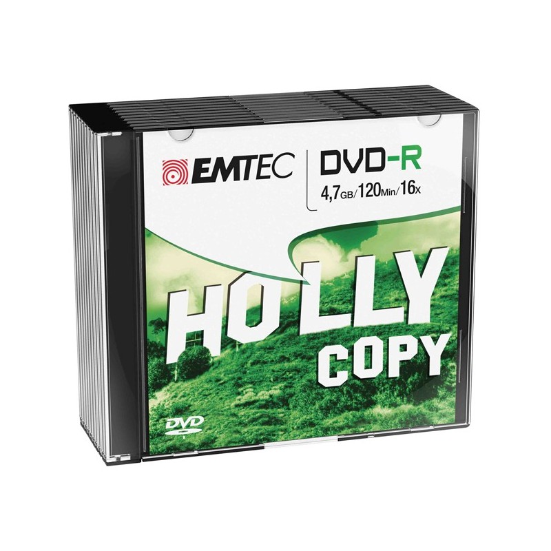 Emtec DVDR registrabile ECOVR471016SL 4,7GB conf. 10 pz