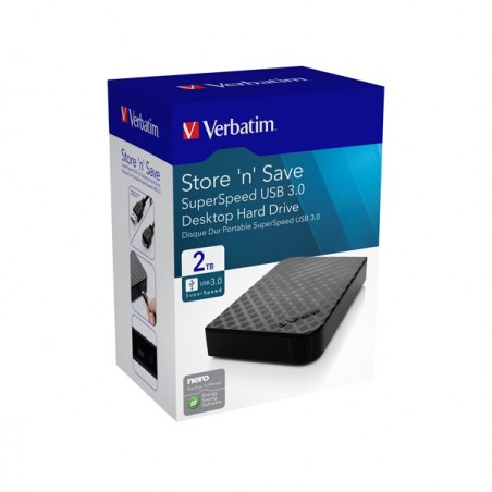 Verbatim HDD esterno 3.5 USB 3.0 47683 2TB