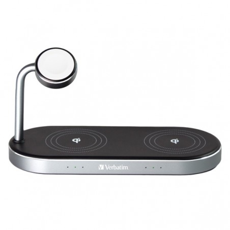 Verbatim Supporto di ricarica wireless 3in1 WCS03
