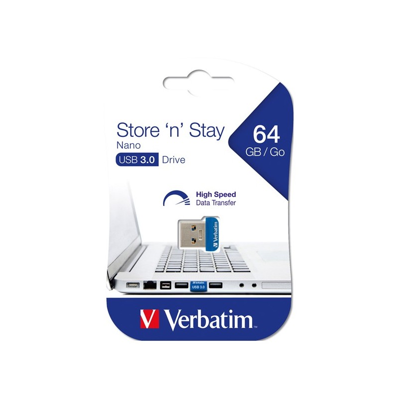 Verbatim Usb 3.0 Store 'N'Stay Nano 98711 64GB
