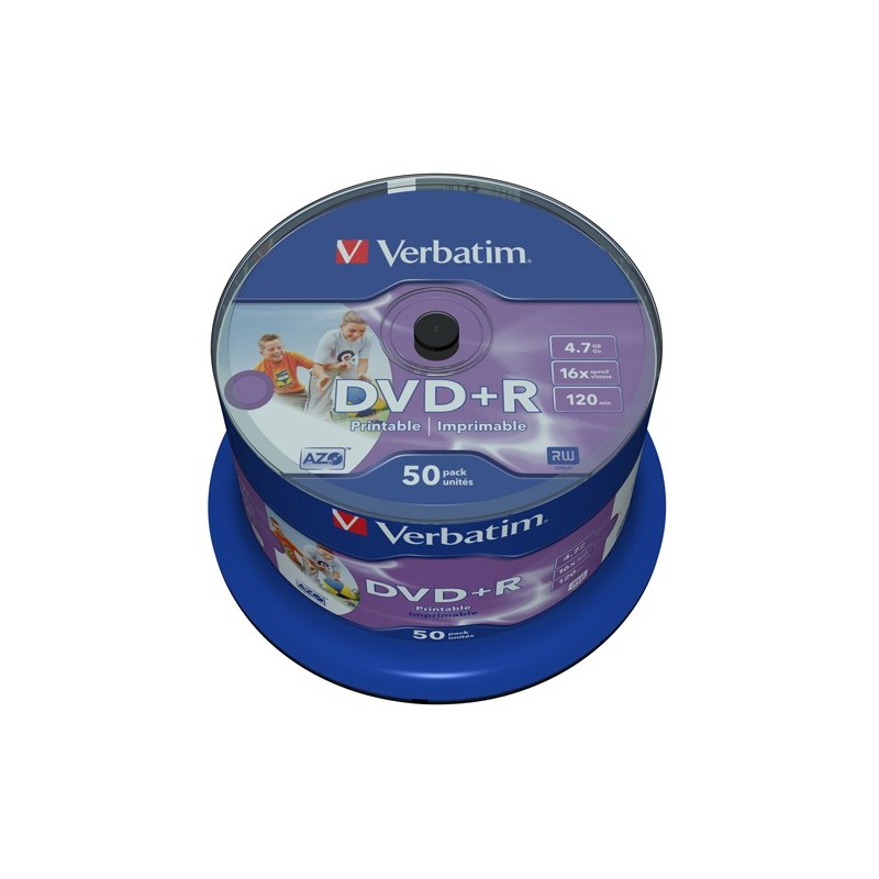 Verbatim Scatola 50 DVD+R stampabile 43512 4,7GB