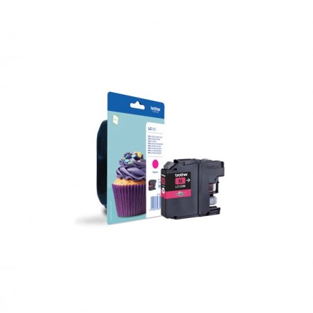 Brother Cartuccia Magenta LC123MBP 600 pag