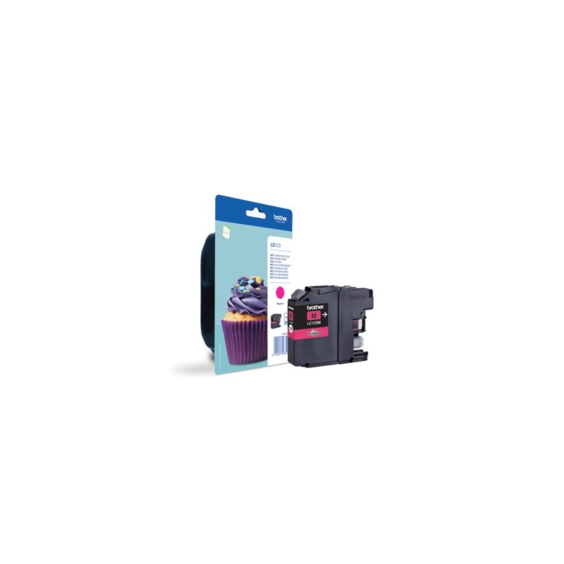 Brother Cartuccia Magenta LC123MBP 600 pag