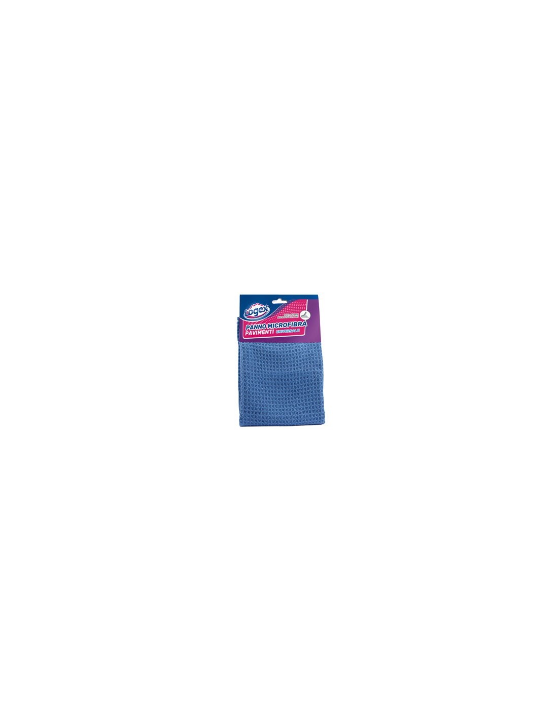Panno per pavimenti - microfibra - 40x60 cm - blu - Logex Professional su