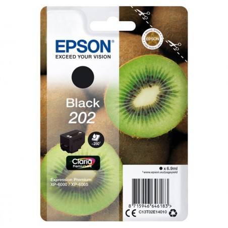 Epson Cartuccia ink 202 Nero C13T02E14010 6,9ml