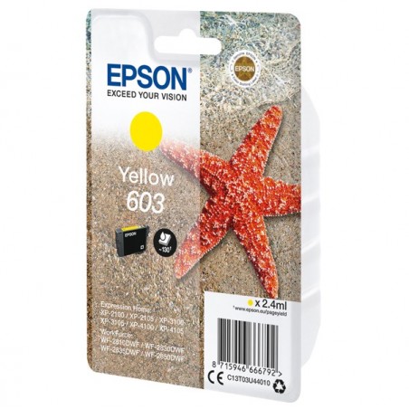 Epson Cartuccia ink 603 Giallo C13T03U44010 130 pag