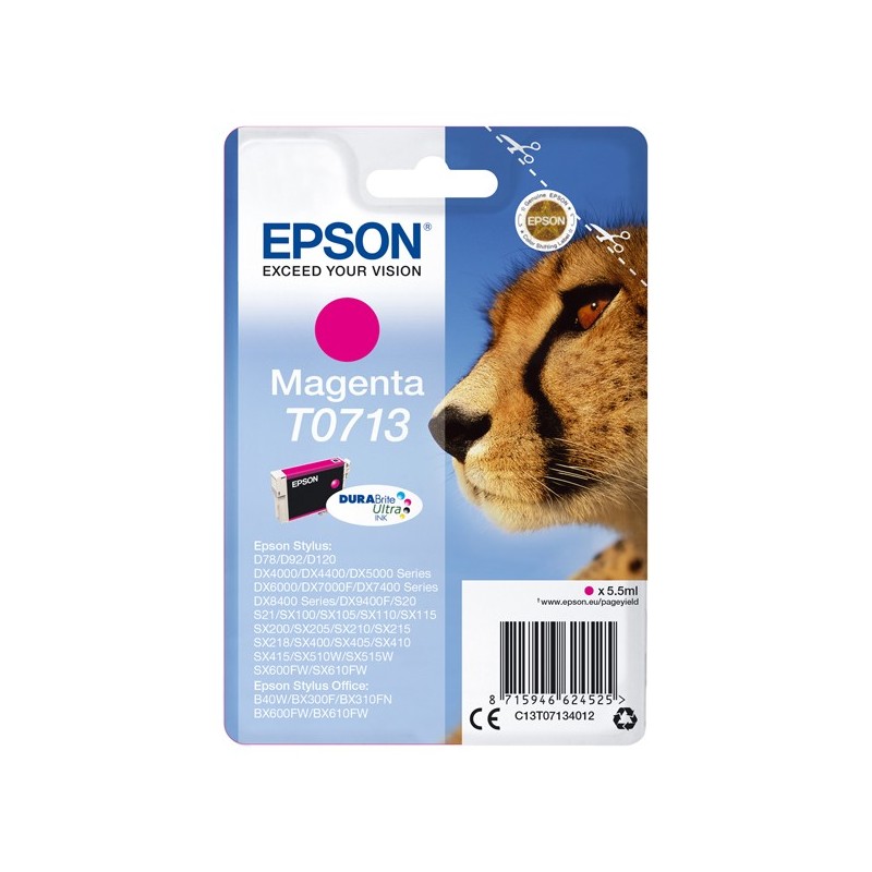 Epson Cartuccia ink Magenta T0713 C13T07134012 5,5ml
