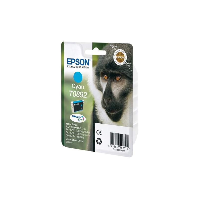 Epson Cartuccia ink Ciano T0892 C13T08924011 3,5ml