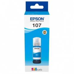 Epson Cartuccia EcoTank 107 Ciano C13T09B240
