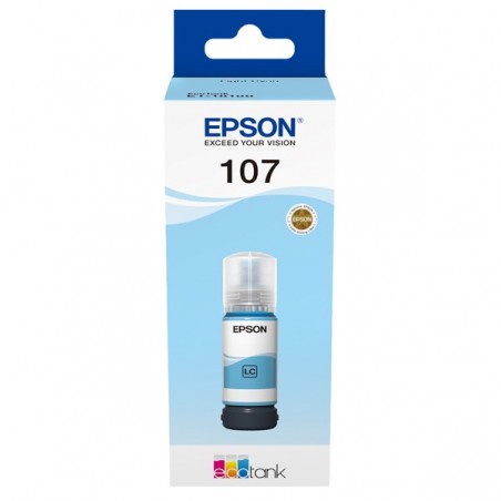 Epson Cartuccia EcoTank 107 Ciano Chiaro C13T09B540