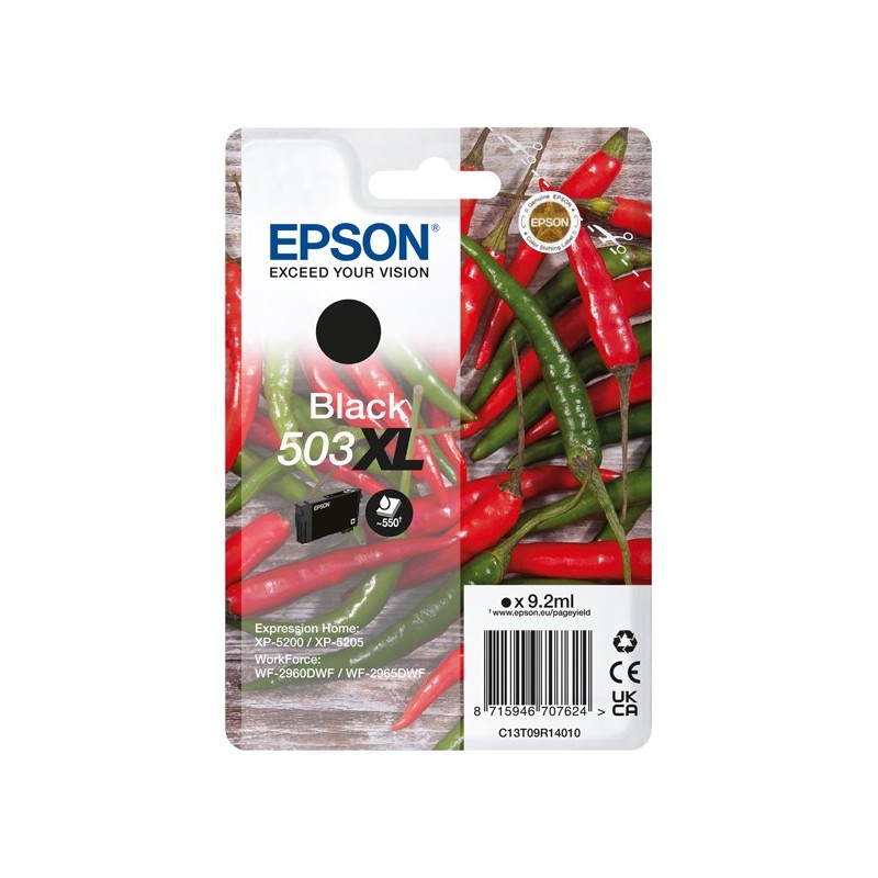 Epson Cartuccia Nero 503XL C13T09R14010 9,2 ml