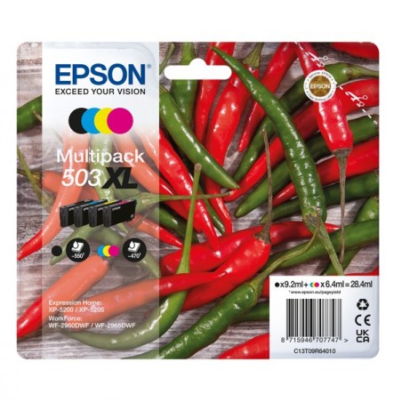 Epson Multipack Cartucce 503XL BK/C/M/Y C13T09R64010
