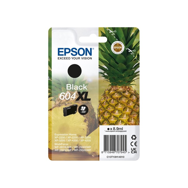 Epson Cartuccia Nero 604XL C13T10H14010 8,9 ml