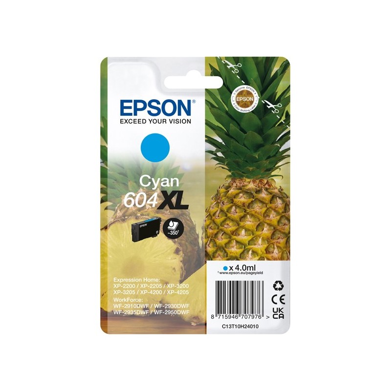 Epson Cartuccia Ciano 604XL C13T10H24010 4 ml