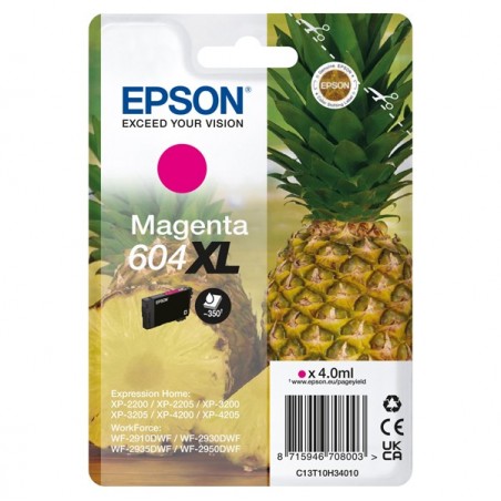 Epson Cartuccia Magenta 604XL C13T10H34010 4 ml