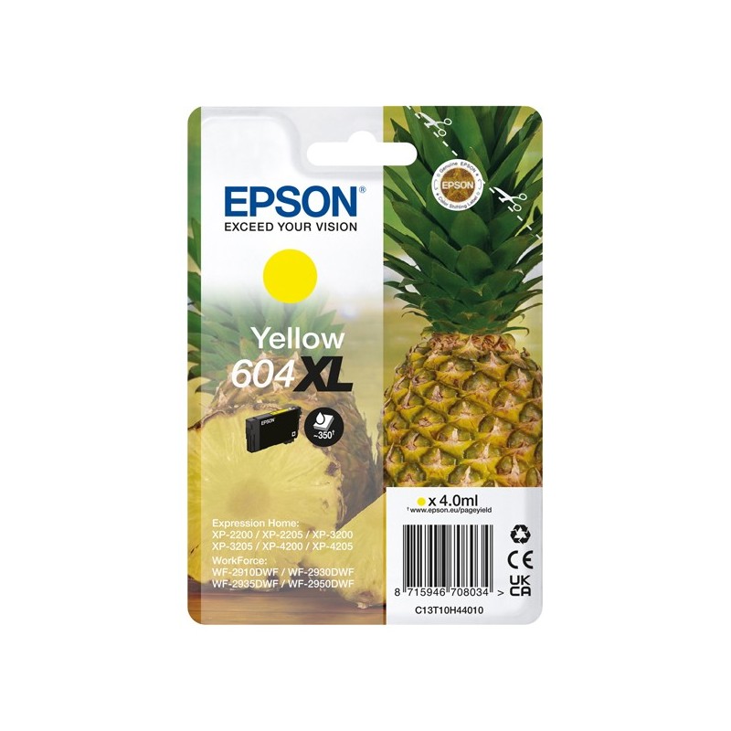 Epson Cartuccia Giallo 604XL C13T10H44010 4 ml