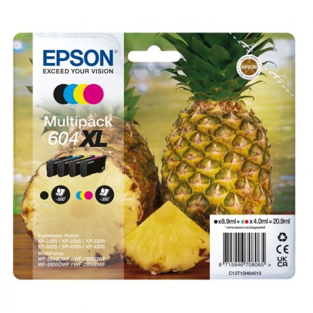 Epson Multipack Cartucce 604XL BK/C/M/Y C13T10H64010