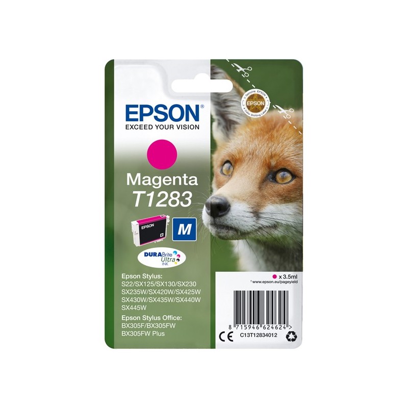 Epson Cartuccia ink Magenta T1283 C13T12834012 3,5ml